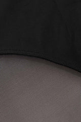 Mesh Halter Bralette & High Waist Bikini Set