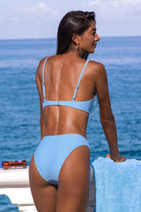 Soft Iris Blue Bikini Set
